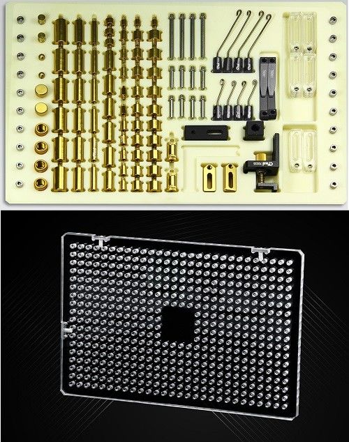 Flexible Fixture Kit for Vision Measuring Machines, Including Base Plate and Vision System