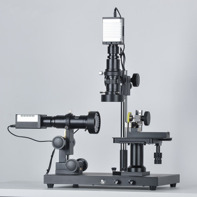 Dual Lens Dual Camera Tool Inspection System for Cutting Edge Angle and Width Gauging
